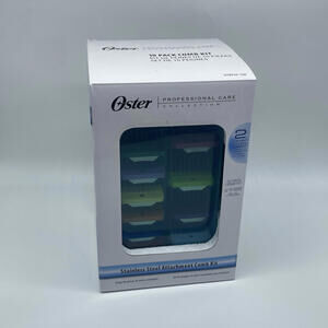 Oster Comb Attachment Stainless Steel 10 Pack Storage Case New Open Box